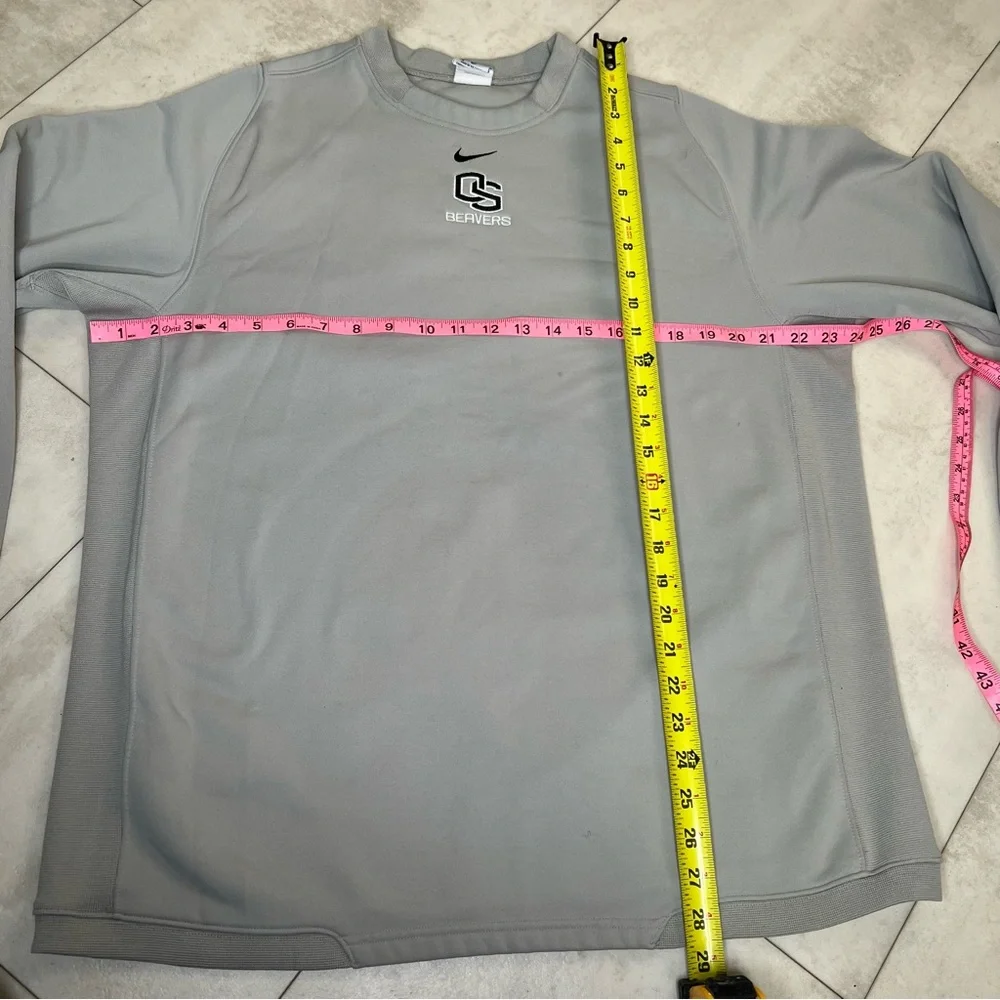 Nike Team Issue‎ Oregon State Beavers Gray Performance Long Sleeve Shirt Large
